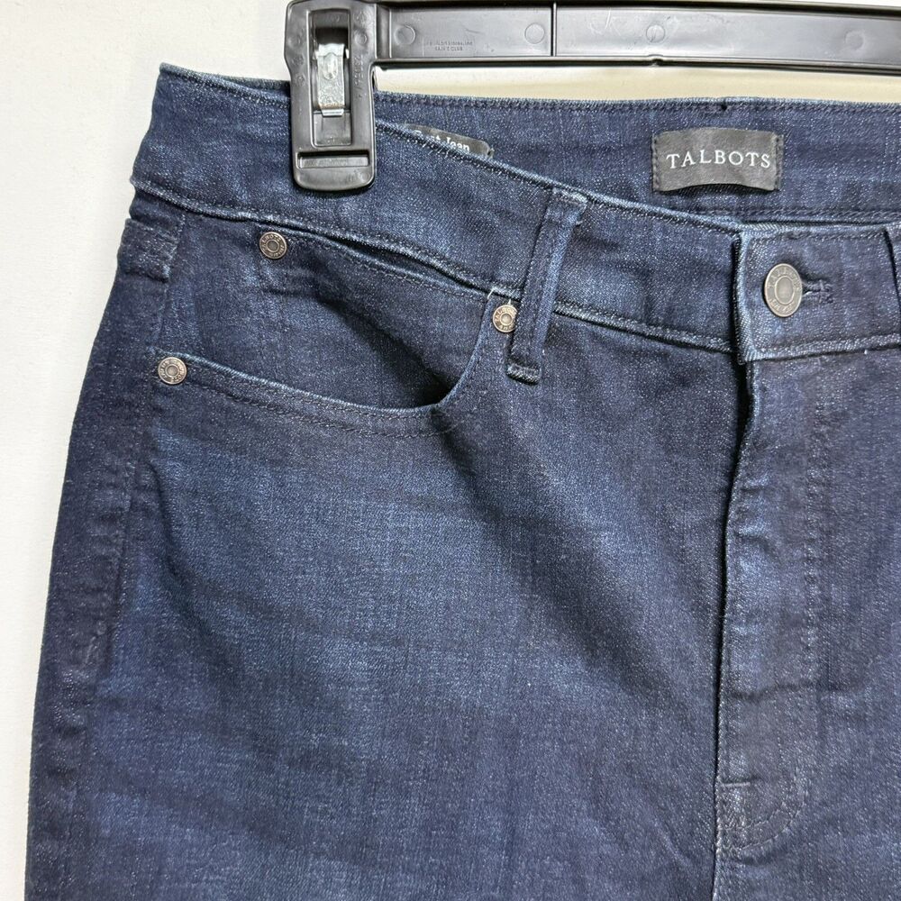 Talbots Jeans Womens 6P Blue Barely Boot Curvy Mid Rise denim - Picture 11 of 16